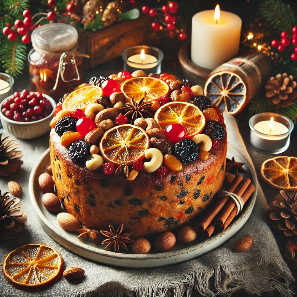 Julefruktkake