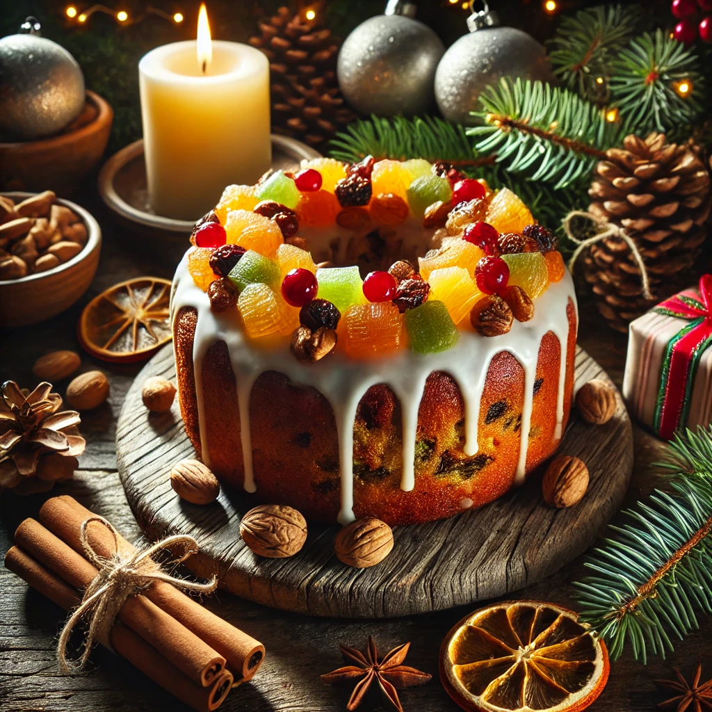 Julefruktkake