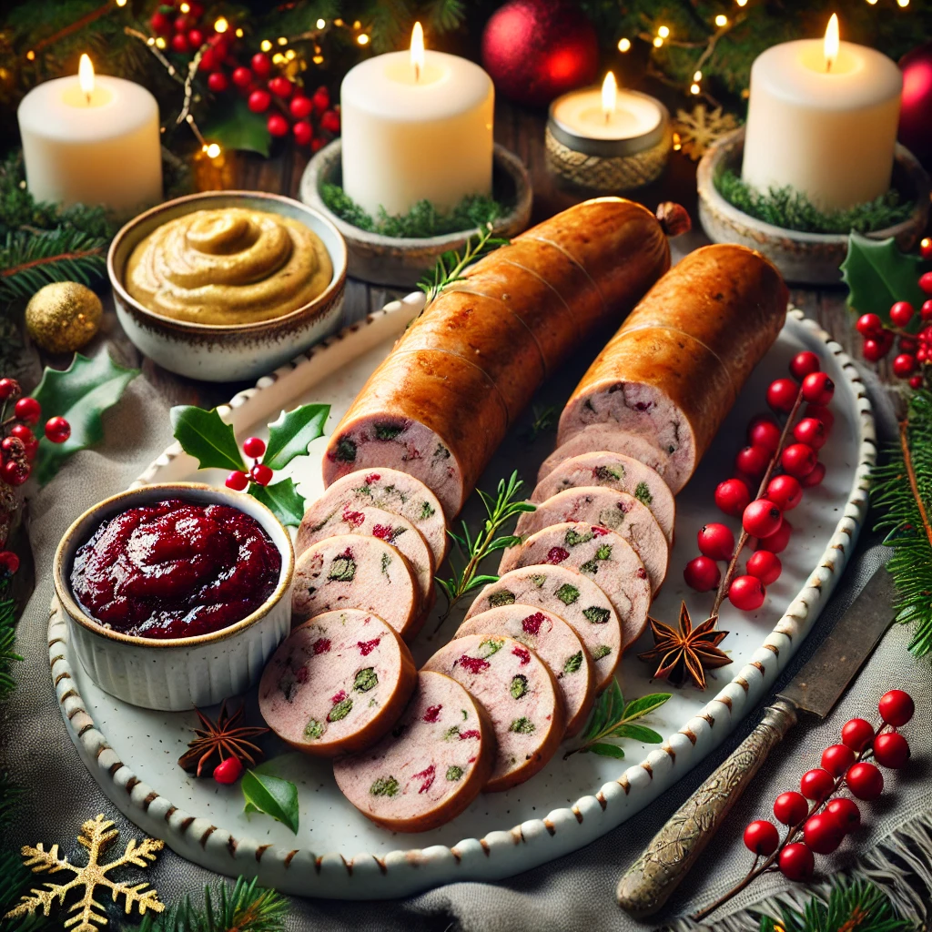 Julepølse med fyll