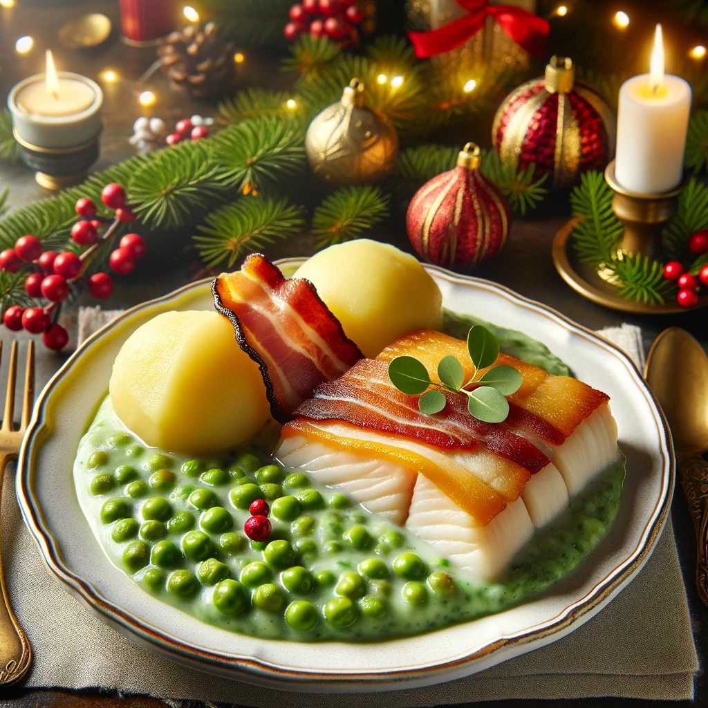 Lutefisk og ertestuing